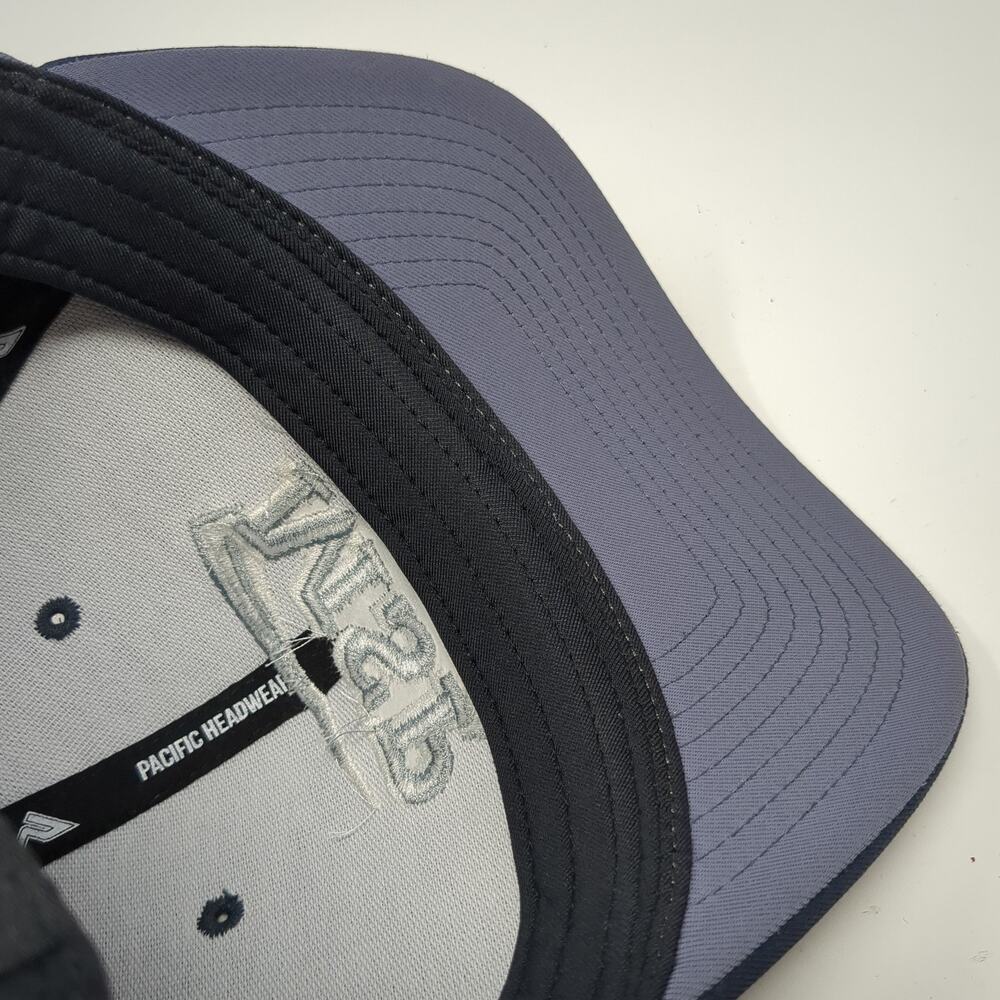 Msp Fitted Baseball Cap Gray Medium Embroidered B… - image 8